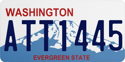 WA license plate ATT1445