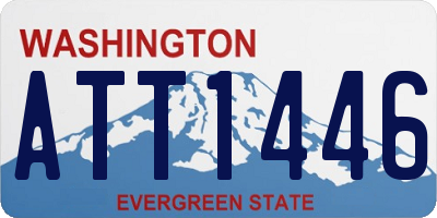 WA license plate ATT1446