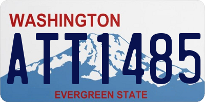 WA license plate ATT1485