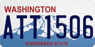 WA license plate ATT1506