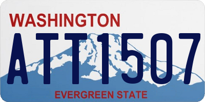 WA license plate ATT1507