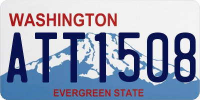 WA license plate ATT1508