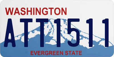 WA license plate ATT1511