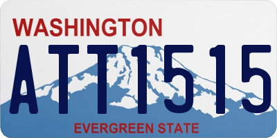 WA license plate ATT1515