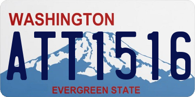 WA license plate ATT1516