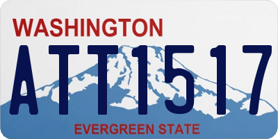 WA license plate ATT1517