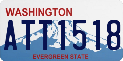 WA license plate ATT1518