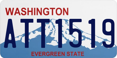 WA license plate ATT1519