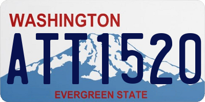 WA license plate ATT1520