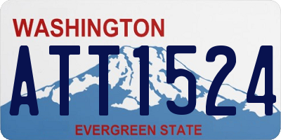 WA license plate ATT1524