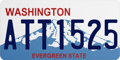 WA license plate ATT1525