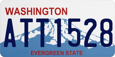 WA license plate ATT1528