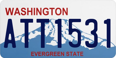 WA license plate ATT1531