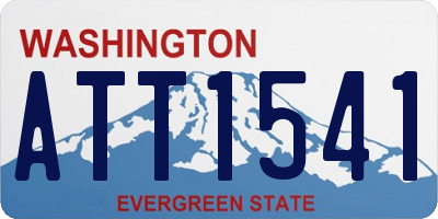 WA license plate ATT1541