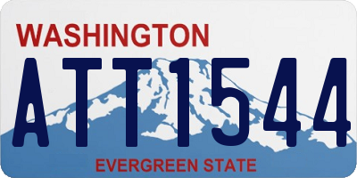 WA license plate ATT1544