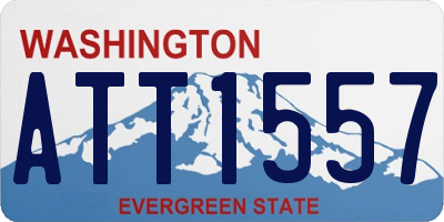 WA license plate ATT1557