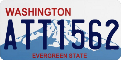 WA license plate ATT1562