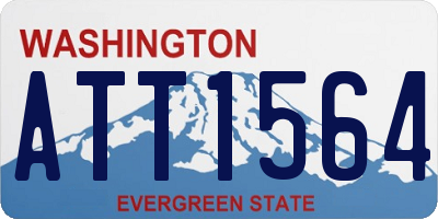 WA license plate ATT1564