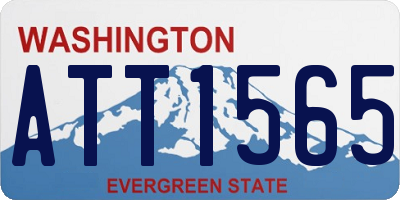 WA license plate ATT1565