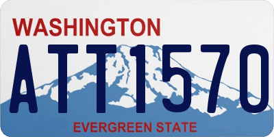 WA license plate ATT1570