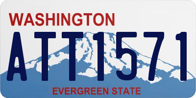 WA license plate ATT1571