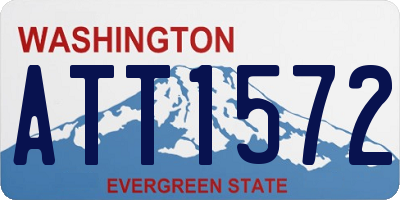 WA license plate ATT1572