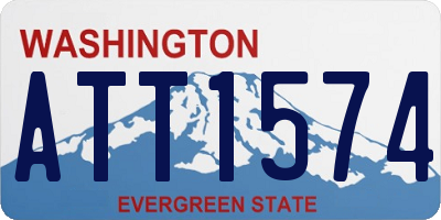 WA license plate ATT1574