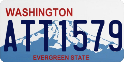 WA license plate ATT1579