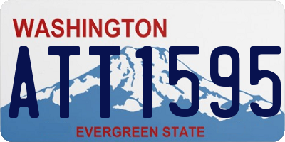 WA license plate ATT1595