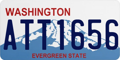 WA license plate ATT1656