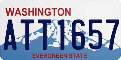 WA license plate ATT1657