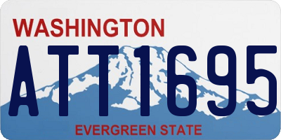 WA license plate ATT1695