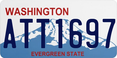 WA license plate ATT1697