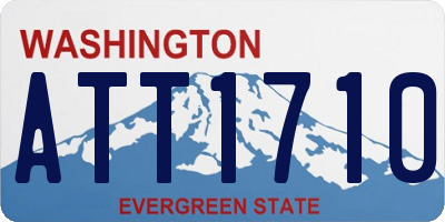 WA license plate ATT1710