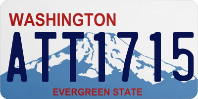 WA license plate ATT1715