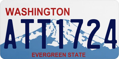 WA license plate ATT1724