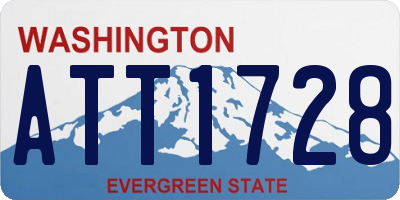 WA license plate ATT1728