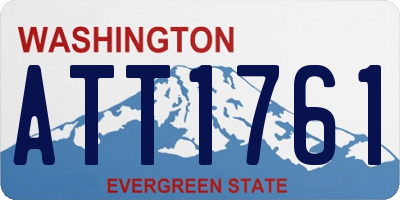 WA license plate ATT1761