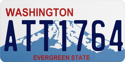 WA license plate ATT1764