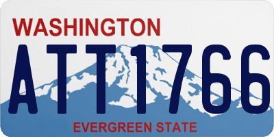 WA license plate ATT1766