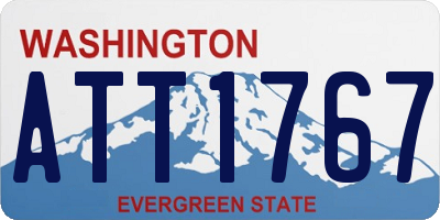 WA license plate ATT1767