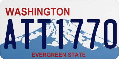 WA license plate ATT1770