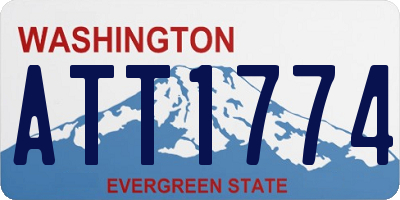 WA license plate ATT1774