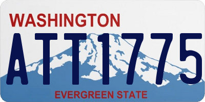 WA license plate ATT1775