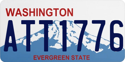 WA license plate ATT1776
