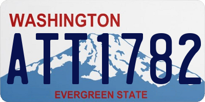WA license plate ATT1782