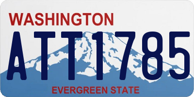 WA license plate ATT1785