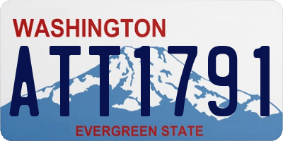 WA license plate ATT1791