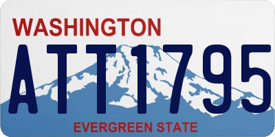 WA license plate ATT1795