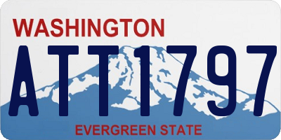 WA license plate ATT1797